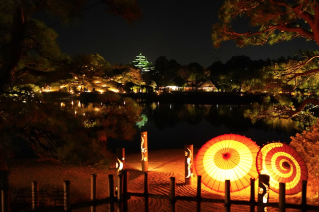 岡山 幻想庭園 後楽園(岡山城)aa.png